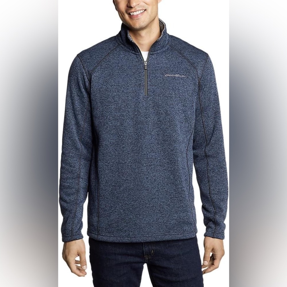 EDDIE BAUER 1/4 ZIP FLEECE MEDIUM
